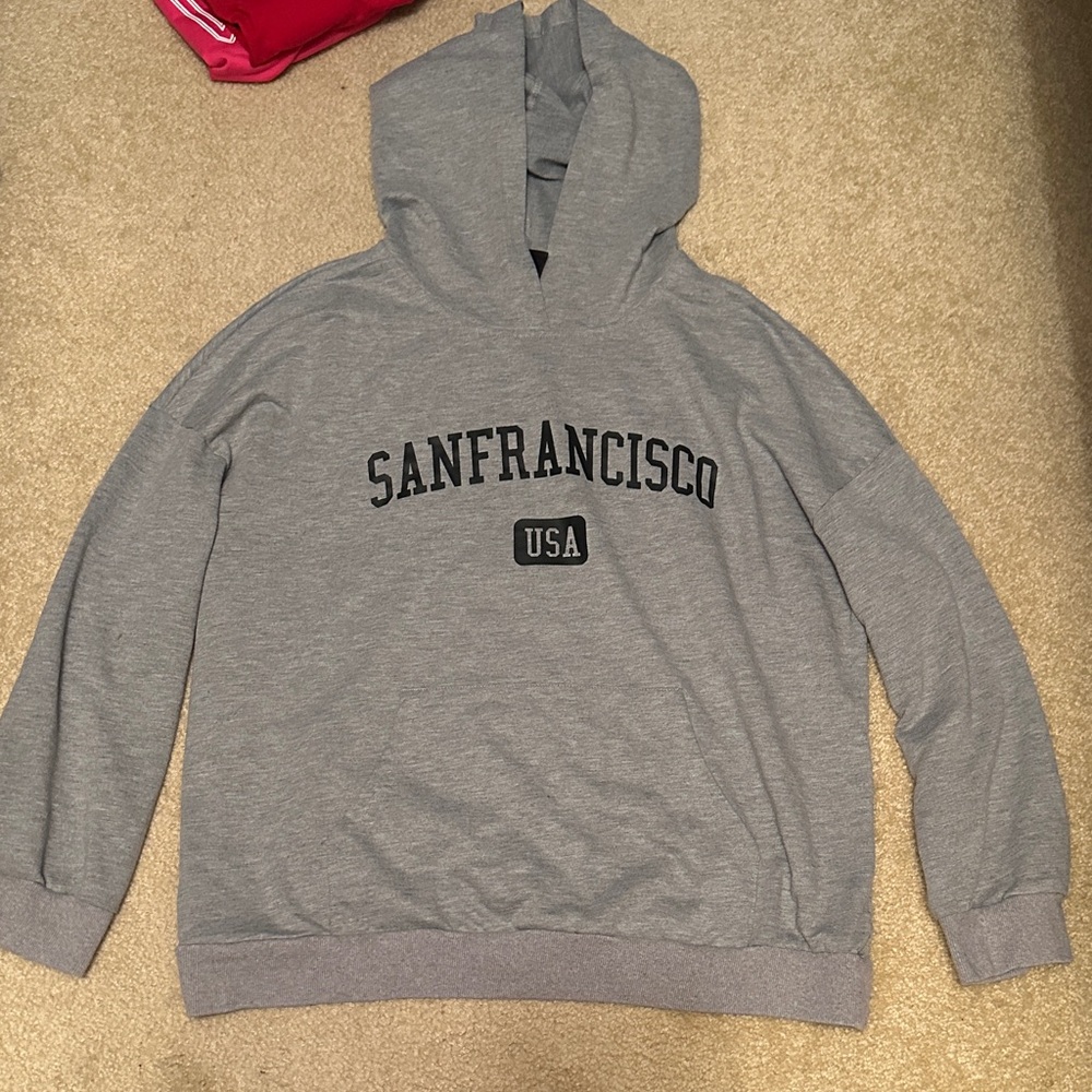 Gray San Francisco USA Hoodie